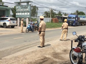 Phòng CSGT: Tăng cường kiểm tra, xử lý nghiêm các hành vi vi phạm Chỉ thị 16 