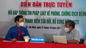 Tổ chức Diễn đàn trực tuyến hỏi đáp thông tin pháp luật 