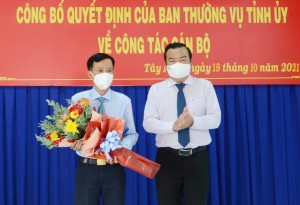 Ông Nguyễn Tuấn Khanh giữ chức Phó Bí thư Thường trực Huyện uỷ Bến Cầu 