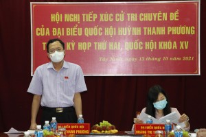 ĐBQH Huỳnh Thanh Phương tiếp xúc cử tri chuyên đề phòng chống, xâm hại trẻ em 