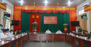 Đảng ủy Quân sự huyện Dương Minh Châu: Họp phiên cuối năm 2021 