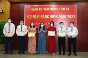 Hội nghị đảng viên Văn phòng Tỉnh uỷ năm 2021 