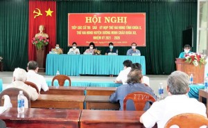 Cử tri kiến nghị nhiều vấn đề dân sinh 