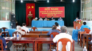 Đại biểu HĐND tỉnh, huyện tiếp xúc cử tri sau Kỳ họp thứ 2 