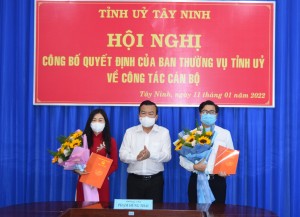 Trao quyết định công nhận Bí thư Tỉnh đoàn của Ban Bí thư Trung ương Đoàn 