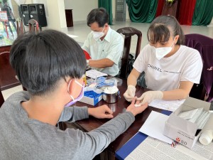 Xét nghiệm HIV cho thanh niên nhập ngũ năm 2022 