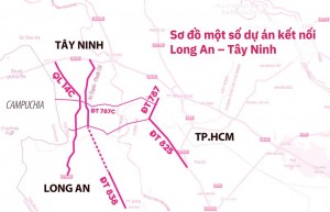Triển khai các dự án kết nối Long An và Tây Ninh 