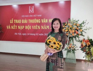 Nhà thơ Trần Nhã My được kết nạp vào Hội Nhà văn Việt Nam 