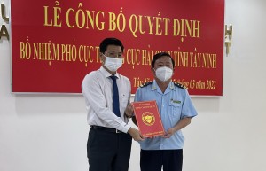 Bổ nhiệm ông Võ Thành Ngoạn làm Phó Cục trưởng Cục Hải quan Tây Ninh 