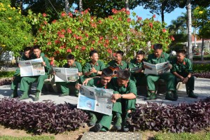 Chiến sĩ mới có trình độ đại học, cao đẳng: Hạt nhân trong các hoạt động phong trào - Báo Tây Ninh Online