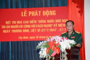 Phát động thi đua cao điểm “Uống nước nhớ nguồn” - Báo Tây Ninh Online