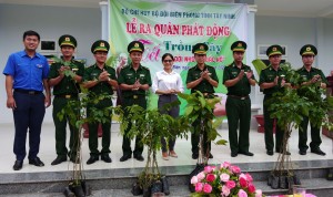 Biên phòng Tây Ninh: Phát động trồng cây “Đời đời nhớ ơn Bác Hồ” - Báo Tây Ninh Online