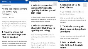 Zalo sắp thu phí người dùng? - Báo Tây Ninh Online