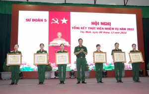 Sư đoàn 5: Tổng kết nhiệm vụ năm 2022 - Báo Tây Ninh Online
