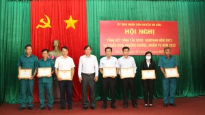 Gò Dầu: Tổng kết công tác quốc phòng địa phương năm 2022 - Báo Tây Ninh Online