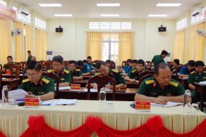 Ban CHQS huyện Tân Châu: Đối thoại dân chủ và ngày chính trị, văn hóa tinh thần, ngày pháp luật tháng - Báo Tây Ninh Online