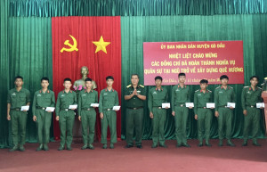 Gò Dầu: Đón 203 quân nhân hoàn thành nghĩa vụ quân sự trở về địa phương - Báo Tây Ninh Online