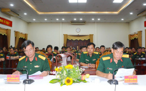 Bộ CHQS tỉnh: Đối thoại dân chủ với cán bộ, quân nhân chuyên nghiệp các cơ quan, đơn vị trực thuộc Bộ CHQS tỉnh - Báo Tây Ninh Online