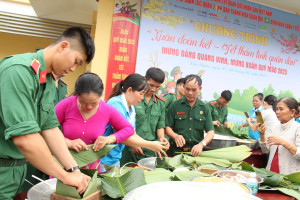 Trường sĩ quan Lục quân 2: Tổ chức chương trình “Xuân đoàn kết - Tết thắm tình quân dân” tại Tây Ninh - Báo Tây Ninh Online