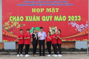 Trung tâm huấn luyện và thi đấu thể dục thể thao tỉnh: Họp mặt chào xuân Quý Mão 2023 - Báo Tây Ninh Online