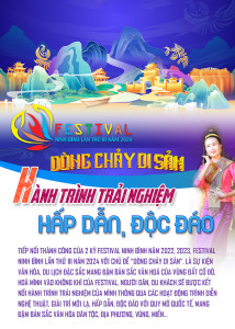 Festival Ninh Bình 2024 - Dòng chảy di sản: Hành trình trải nghiệm hấp dẫn, độc đáo