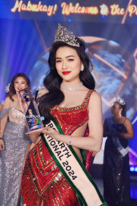 Nữ MC VTC1 giành vương miện Mrs Earth International 2024