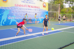 Sức hút pickleball ở Sư đoàn 5