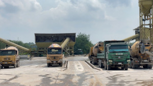 Vụ việc nhà máy trộn bê tông gây ô nhiễm tại xã Đôn Thuận:                                    Nhà máy nhanh chóng khắc phục sự cố