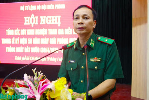 Bộ Tư lệnh BĐBP rút kinh nghiệm nhiệm vụ A50