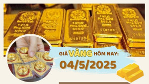 Giá vàng hôm nay 4/5: Giảm sâu