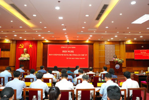 Thống nhất dự thảo đề án kết thúc hoạt động của đảng bộ cấp huyện, đảng bộ cấp xã cũ, thành lập đảng bộ cấp xã mới