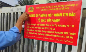 Tăng cường tiếp nhận tin báo tố giác tội phạm
