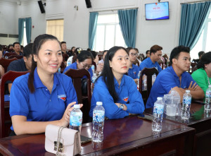 Thanh niên thành phố Tây Ninh sôi nổi tuyên truyền phòng, chống tội phạm trộm cắp tài sản