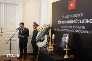 Lễ viếng, mở sổ tang nguyên Chủ tịch nước Trần Đức Lương tại LHQ và nhiều nước