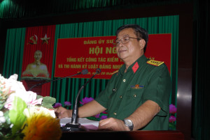 Đảng uỷ Sư đoàn 5: Tổng kết công tác kiểm tra, giám sát và thi hành kỷ luật Đảng nhiệm kỳ 2020-2025
