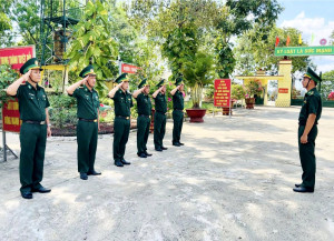 Ngày Điều lệnh ở Đồn Biên phòng Sông Trăng