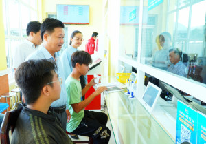Trung tâm Phục vụ hành chính công xã Phước Lý hướng đến sự hài lòng của người dân